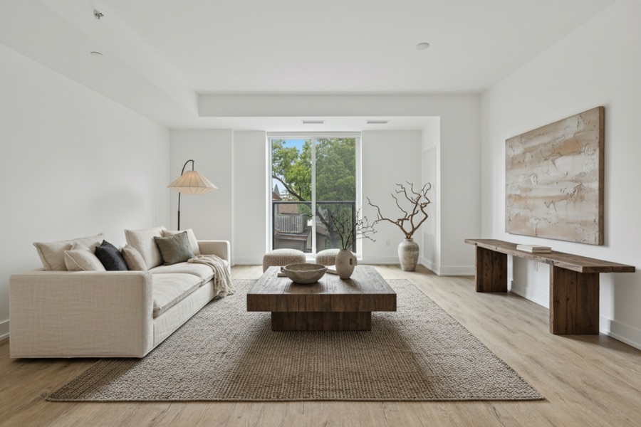 Room staged in wabi-sabi style by WabiRoom